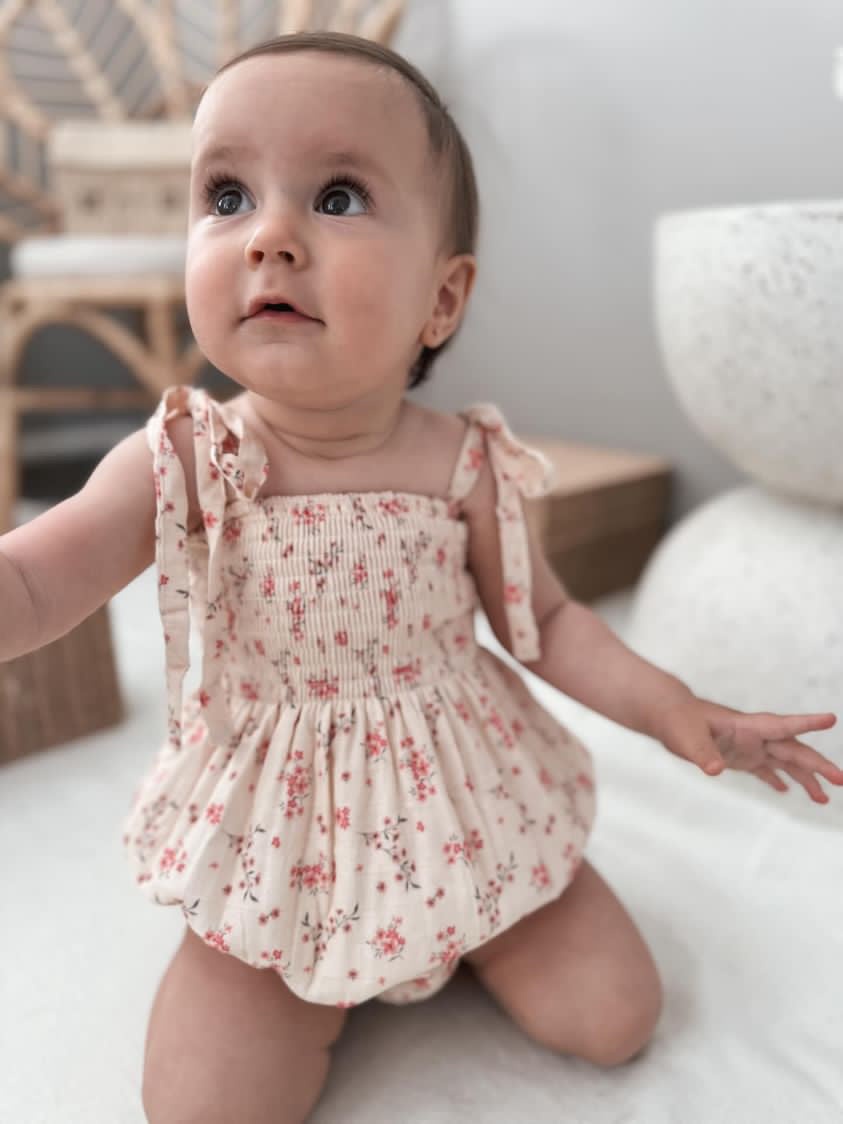 Belle Fleur Ivory Romper