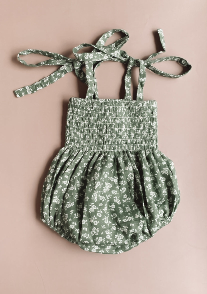 Belle Fleur Verde Romper