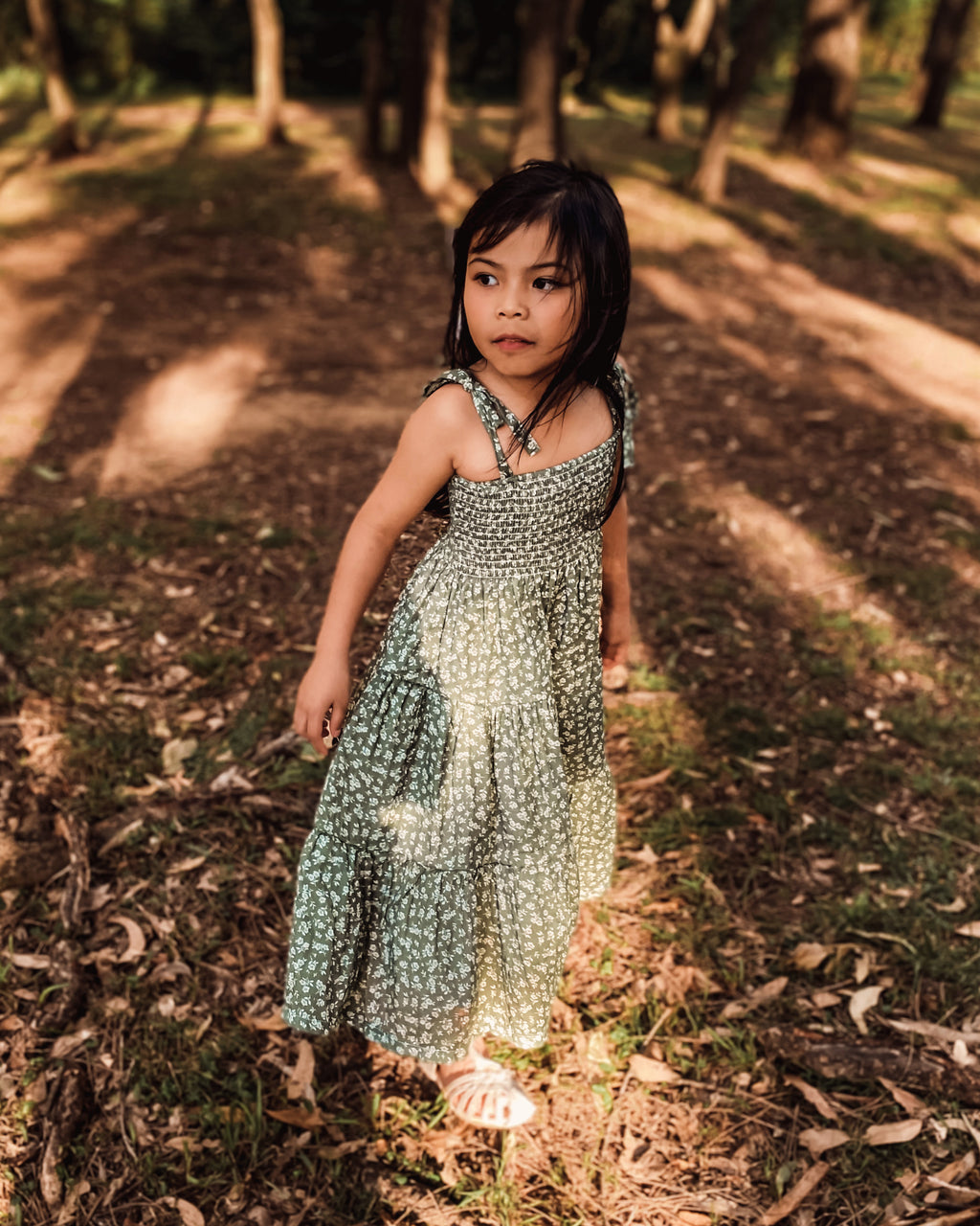 Belle Fleur Verde Dress Mini