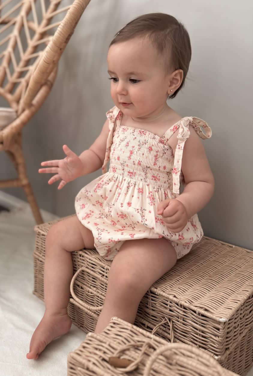 Belle Fleur Ivory Romper