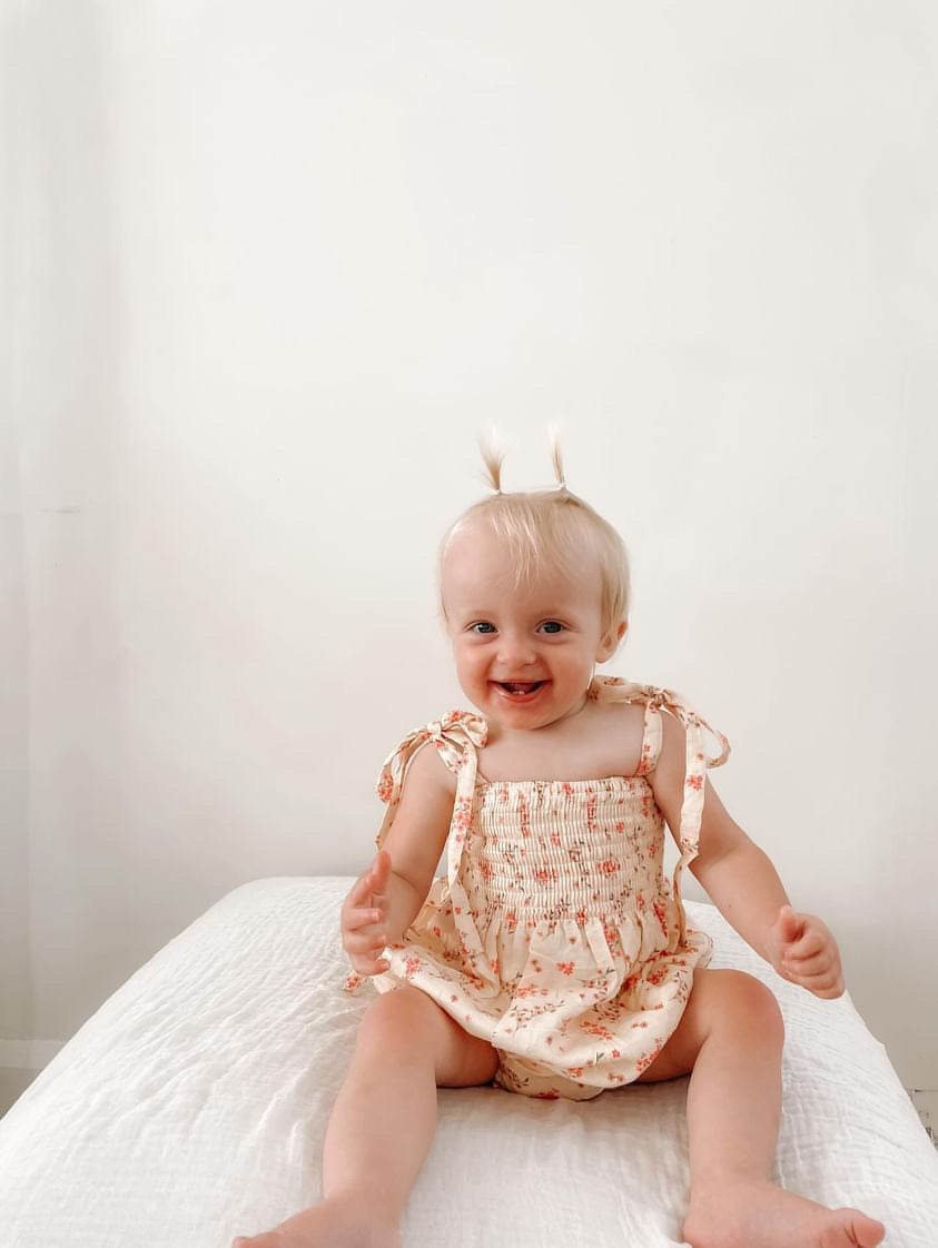 Belle Fleur Ivory Romper