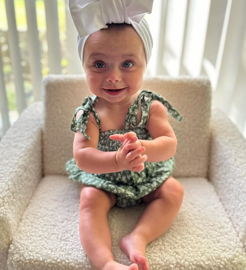Belle Fleur Verde Romper