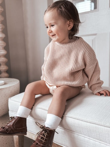 Mini Knit Jumper (KIDS SIZE) Apricot