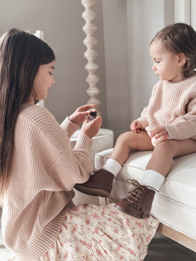 Mini Knit Jumper (KIDS SIZE) Apricot