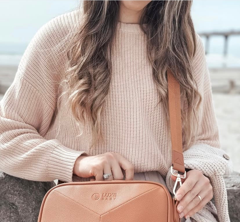 Mini Knit Jumper (ADULT SIZE) Apricot