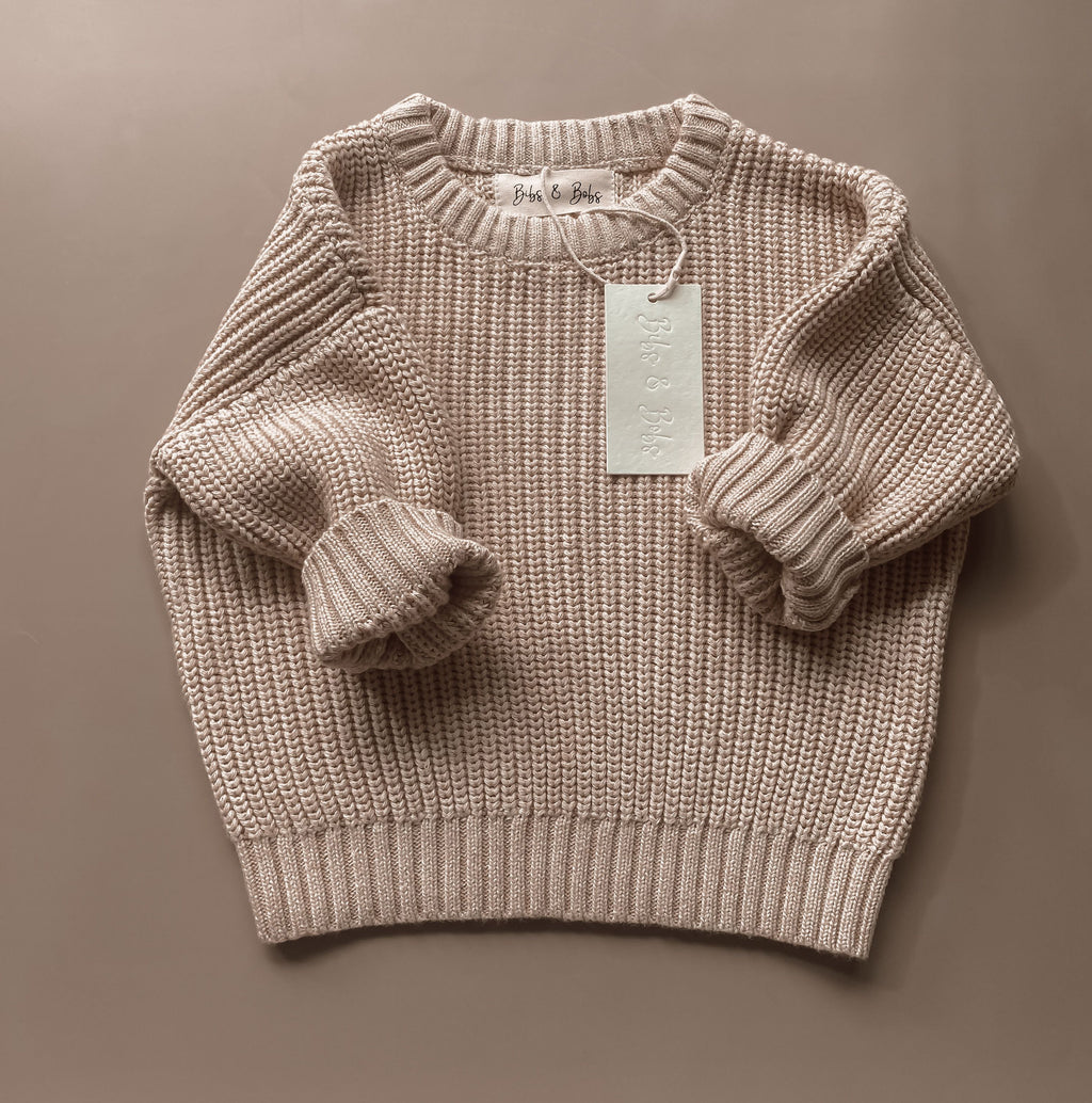 Mini Knit Jumper (KIDS SIZE) Apricot