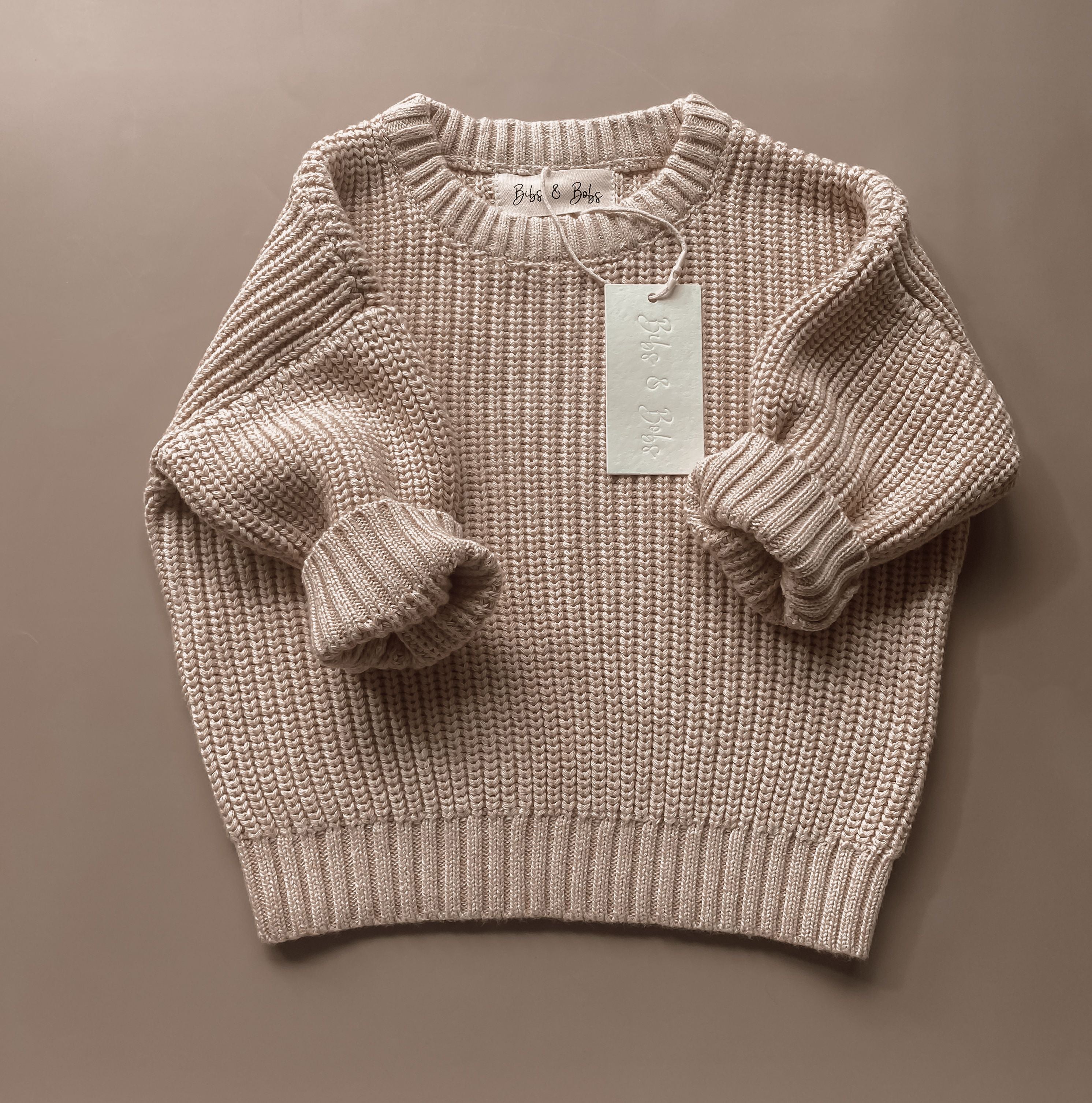 Mini Knit Jumper (KIDS SIZE) Apricot
