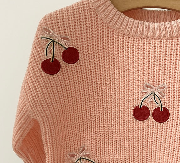 Cherry Knit Jumper Mini