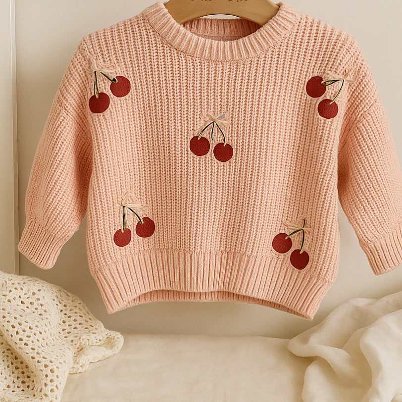 Cherry Knit Jumper Mini