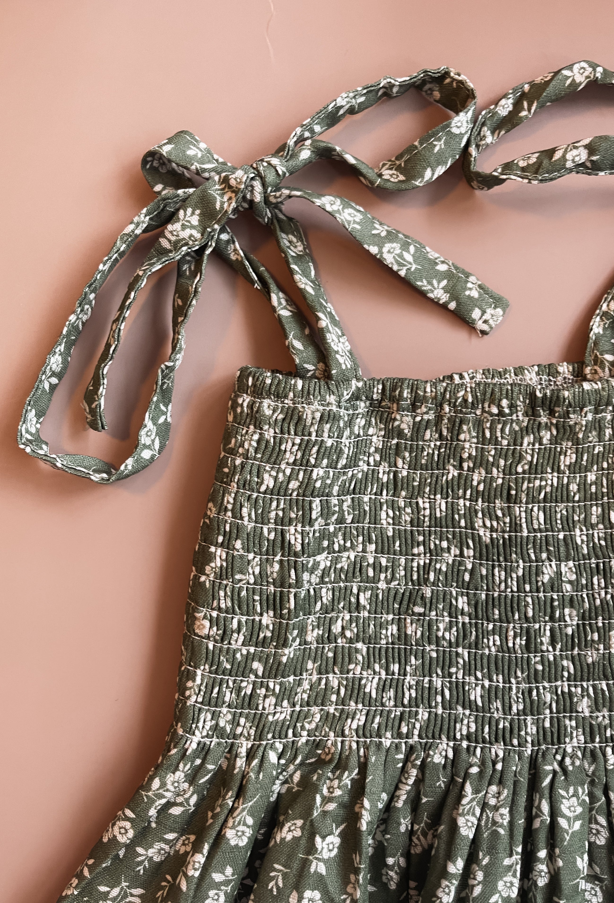 Belle Fleur Verde Dress Mini