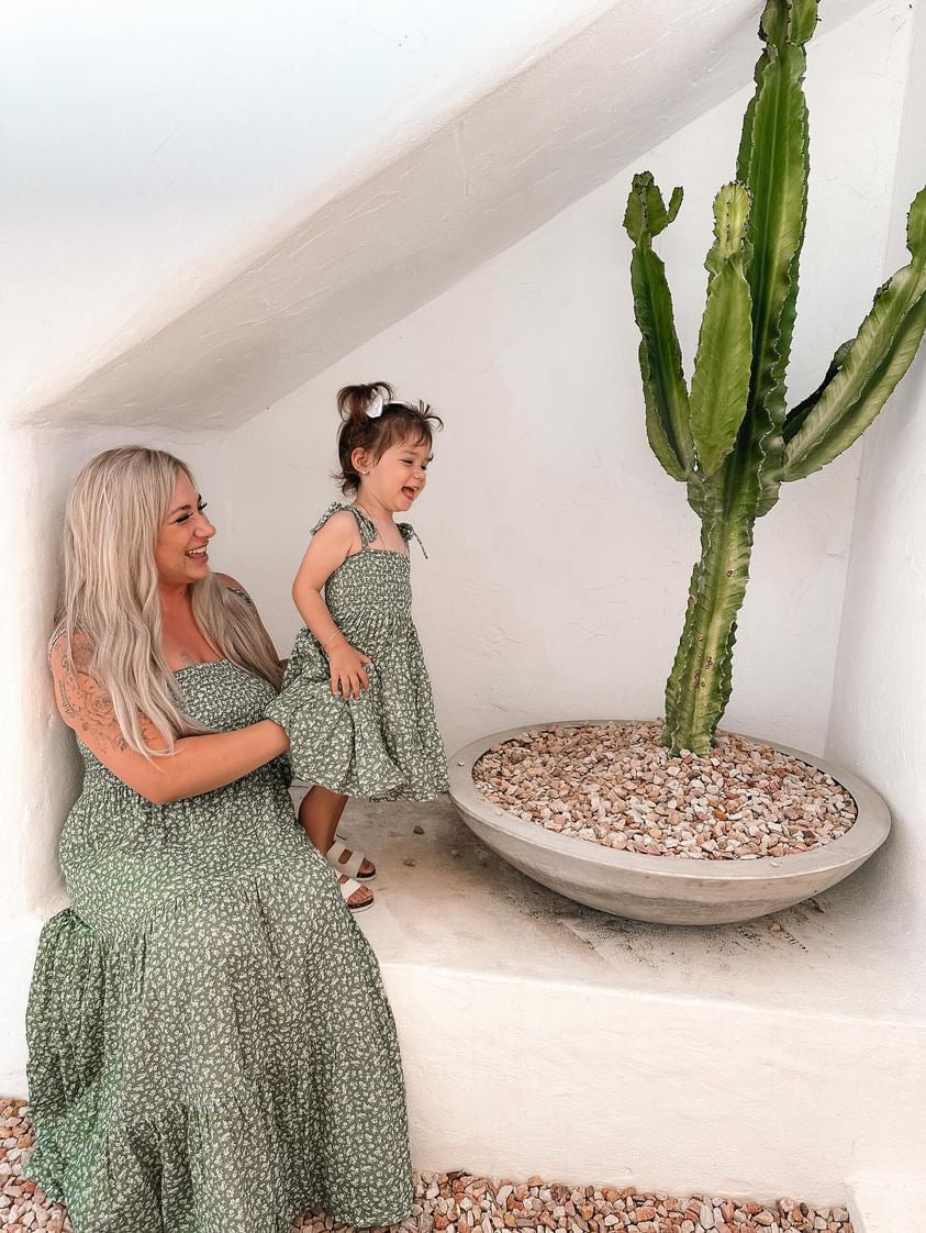 Belle Fleur Verde Dress Adult