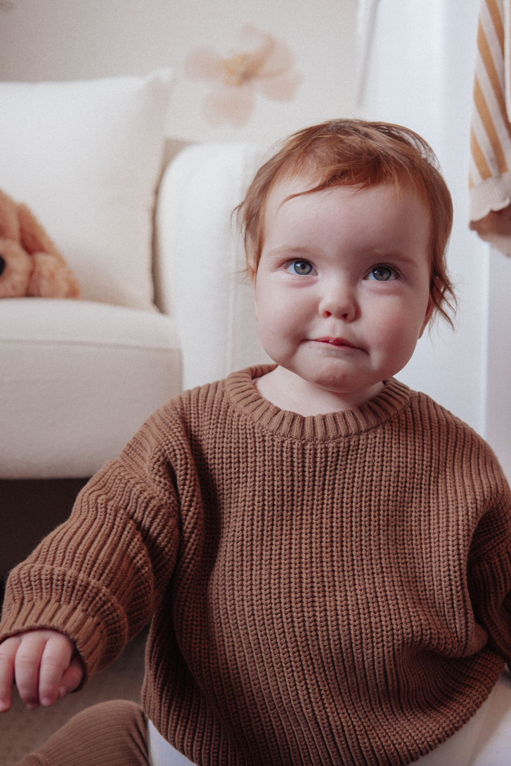 Mini Knit Jumper (KIDS SIZE) Walnut Brown