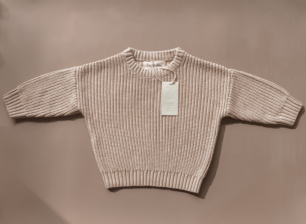 Mini Knit Jumper (KIDS SIZE) Apricot