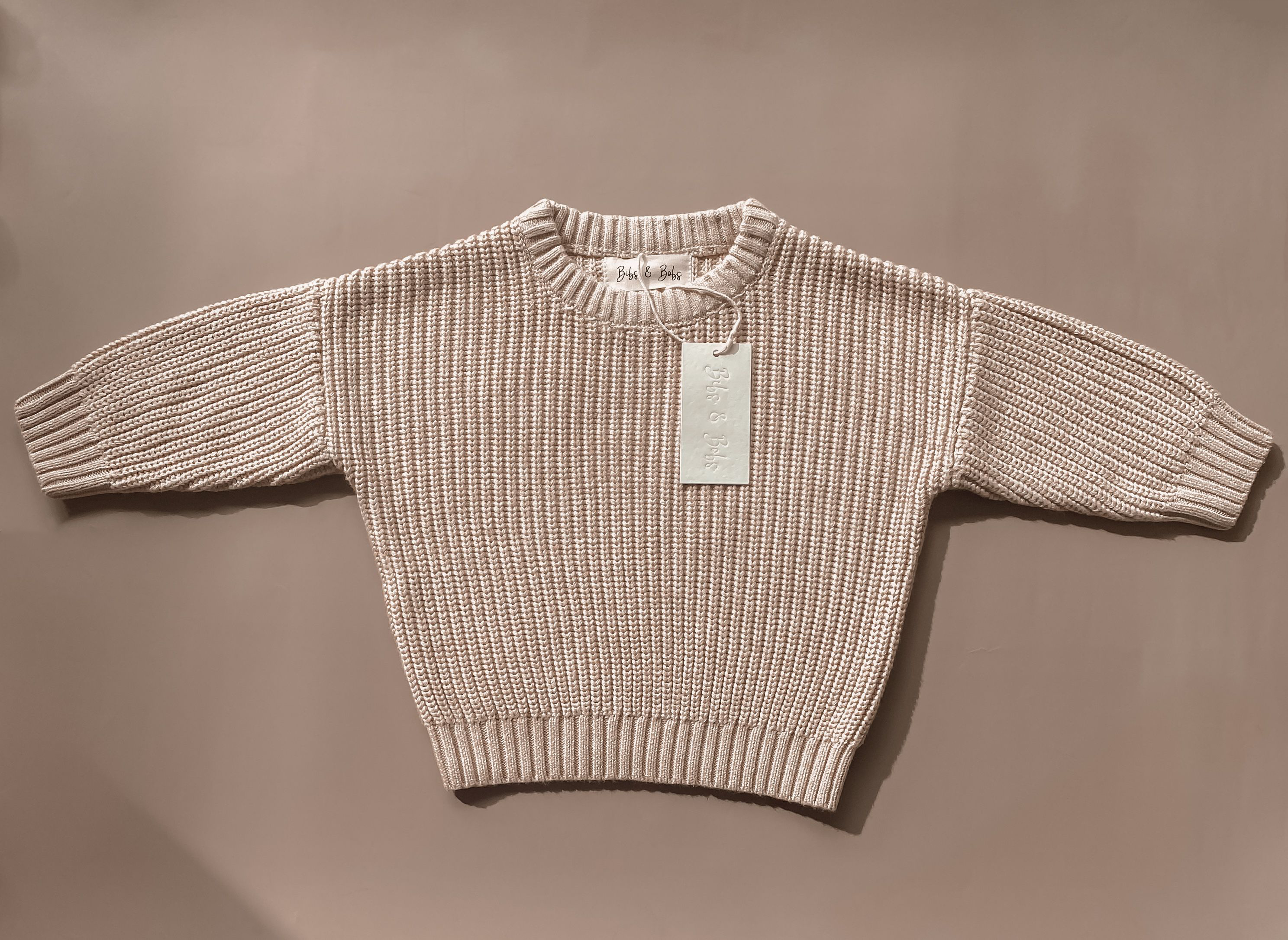 Mini Knit Jumper (KIDS SIZE) Apricot
