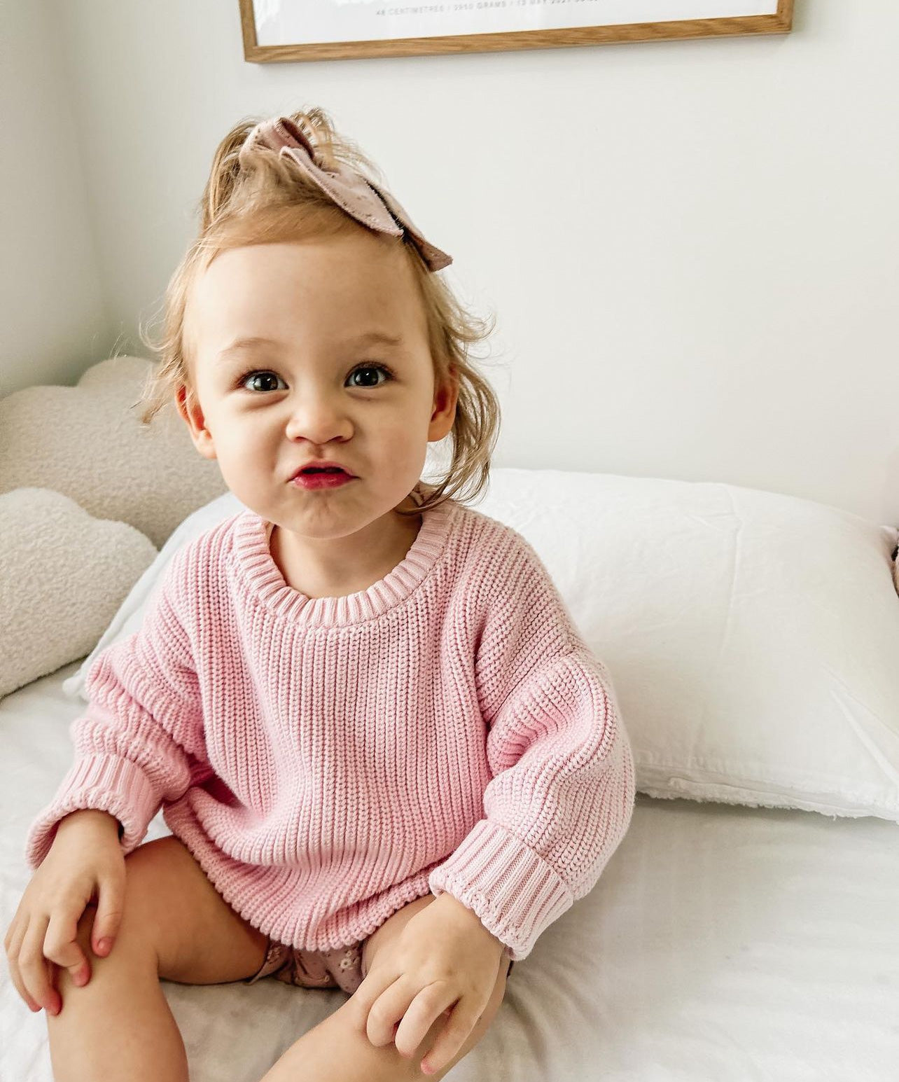 Favourite Knit Jumper (KIDS SIZE) Pink Sherbet