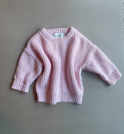 Favourite Knit Jumper (KIDS SIZE) Pink Sherbet