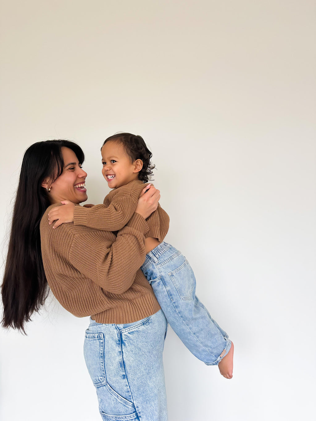 Mini Knit Jumper (ADULT SIZE)  Walnut Brown