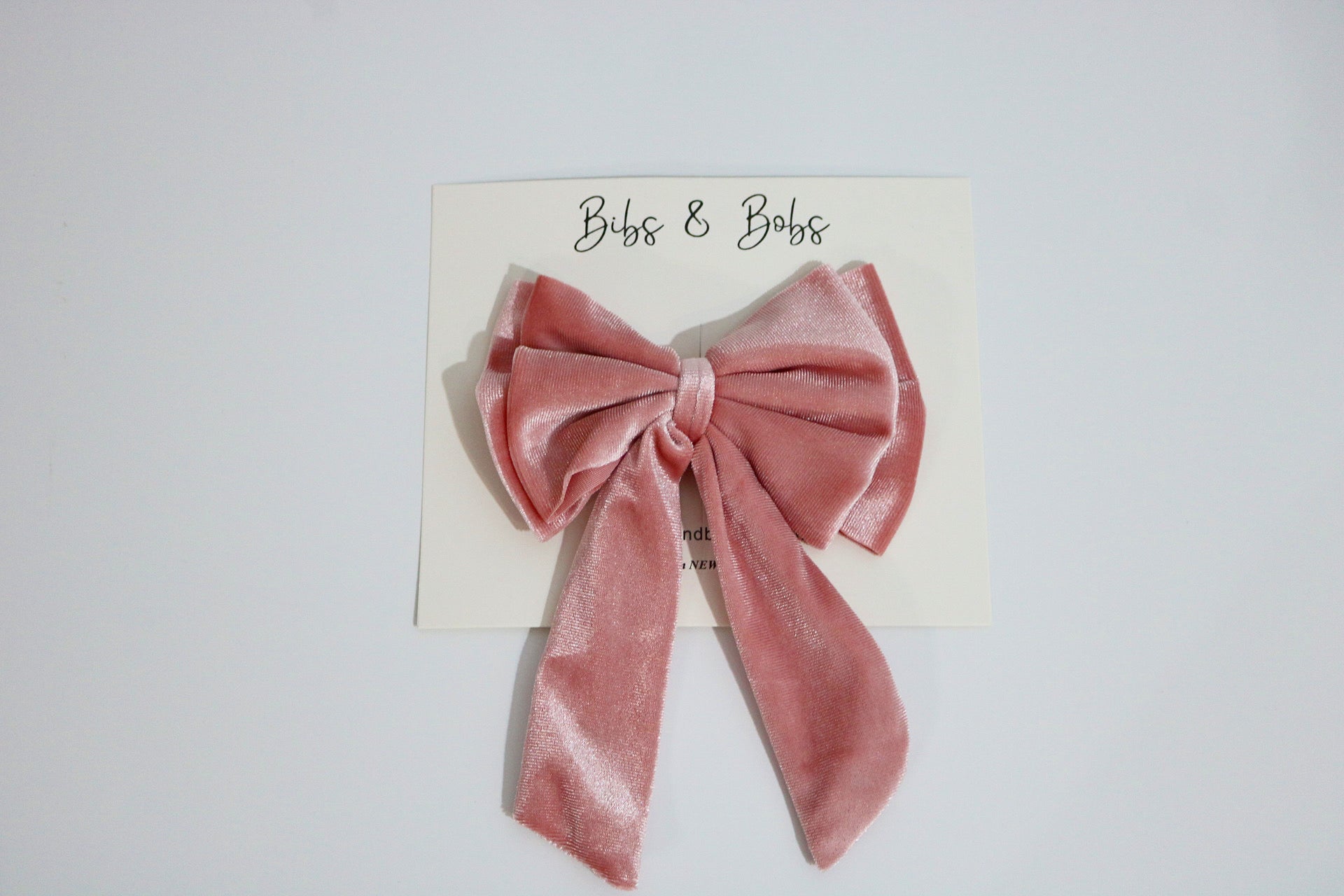 Sophia luxurious velvet double bow knot hair pin - Bibs and Bobs NZ