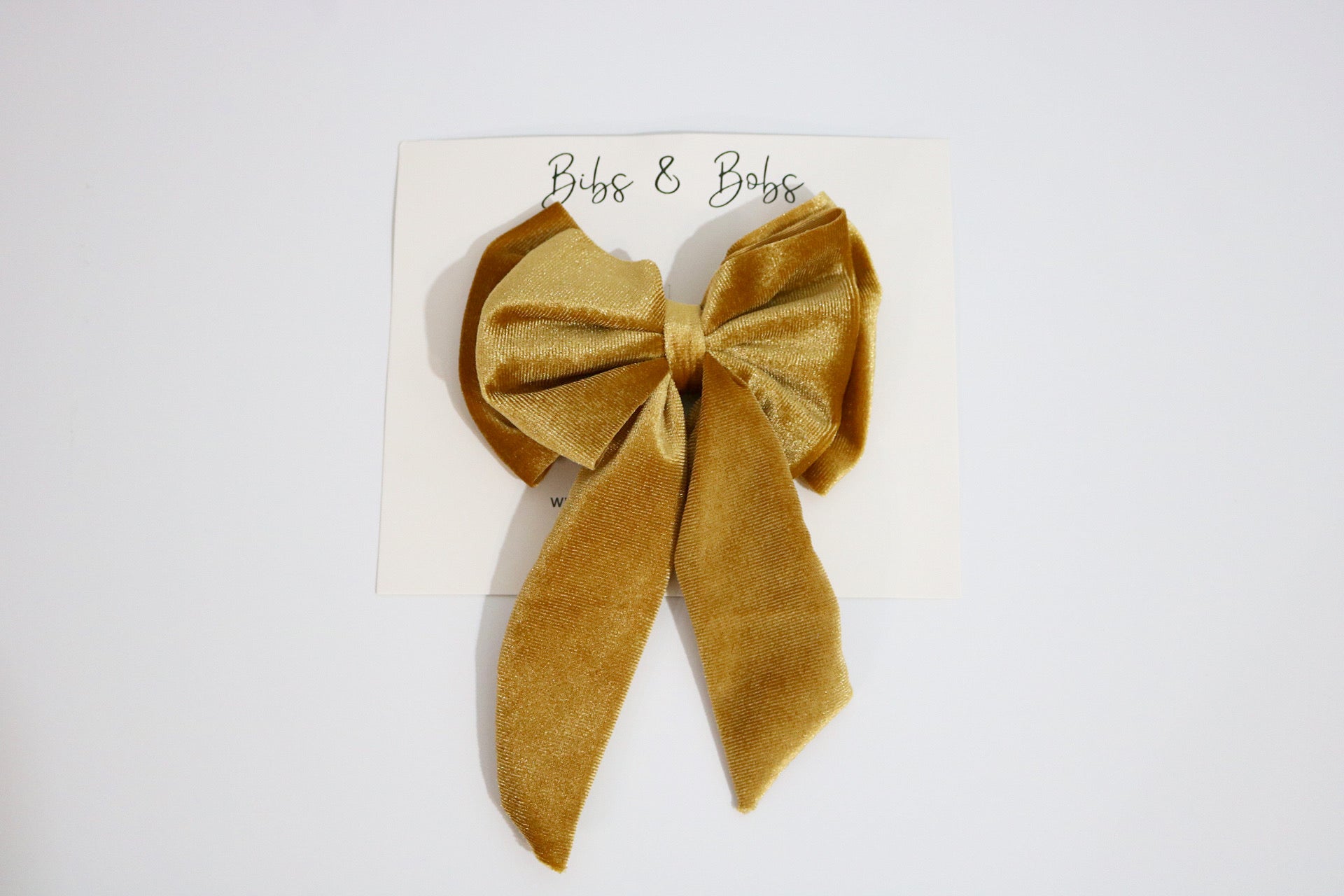 Sophia luxurious velvet double bow knot hair pin - Bibs and Bobs NZ
