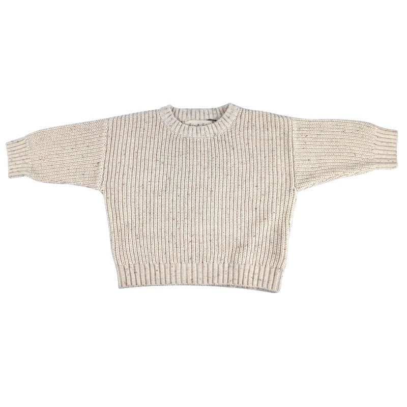 Mini Knit Jumper (KIDS SIZE) Speckle - Bibs and Bobs NZ